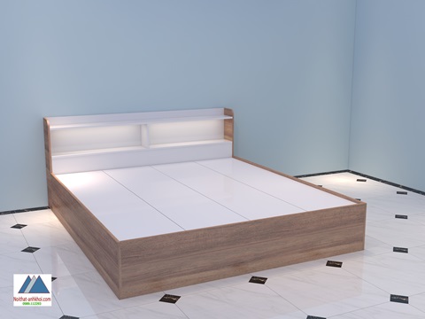 Giường ngủ gỗ công nghiệp